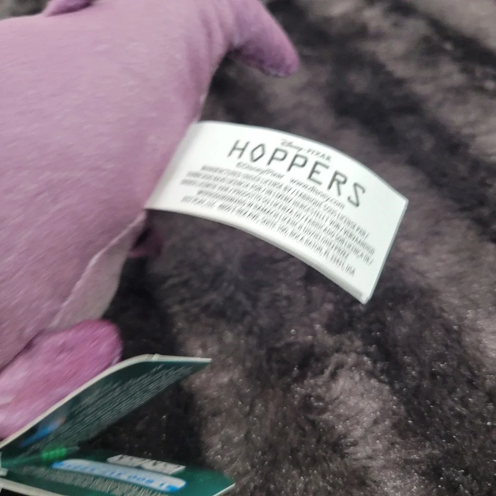 Disney Pixar Hoppers Diane Shark Purple Plush Stuffed Animal Toy 2835LIH01 NWT